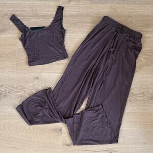 Thats So Fetch Douglas Tank Top & Fraser Pants Matching Set Size US0 Brown